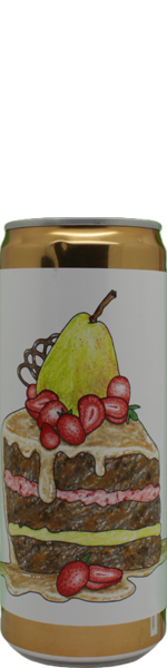 Brewski Chocolate Strawberry Pear Vanilla Cake - blik