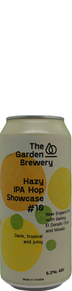 Garden Brewery Hazy IPA Hop Showcase #10 - blik