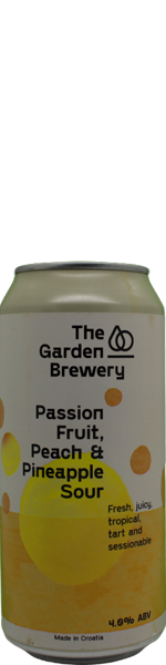 Garden Brewery Passion Fruit, Peach & Pineapple Sour - blik