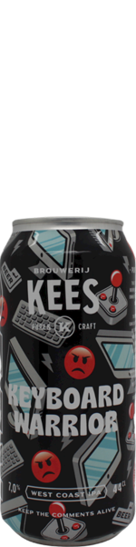 Kees Keyboard Warrior - blik