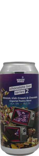 Magic Road Chocolate Bar Series 2: Advocat, Irish Cream & Chocolate - blik