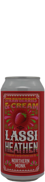Northern Monk Strawberries & Cream Lassi Heathen - blik