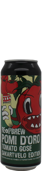 ReBrew Pomi D'Oro Tomato Gose. Sakartvelo Edition - blik