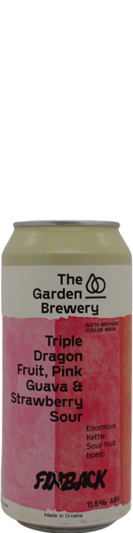 Garden Brewery / Finback Triple Dragon Fruit, Pink Guava & Strawberry Sour - blik