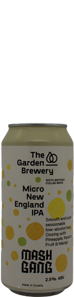 Garden Brewery / Mash Gang Micro New England IPA - blik