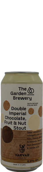 Garden Brewery / VarVar Double Imperial Chocolate, Fruit & Nut Stout - blik