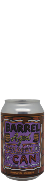 Amundsen Barrel Aged Dessert In A Can - Mamma's Blueberry Pie - blik