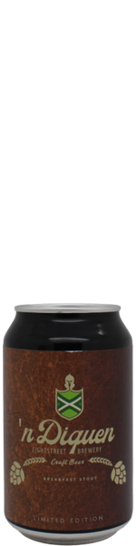 Fightstreet 'n Diquen Breakfast Stout - blik