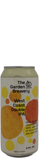 Garden Brewery West Coast Double IPA - blik