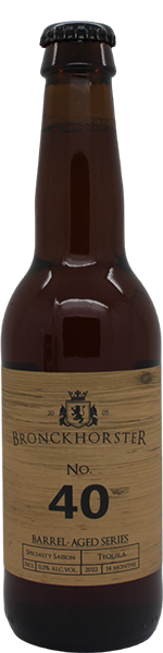 Bronckhorster No. 40 Barrel Aged Series Specialty Saison Tequila Barrel Aged