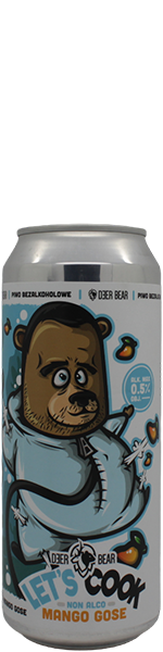 Deer Bear Let's Cook Non Alco Mango Gose - blik