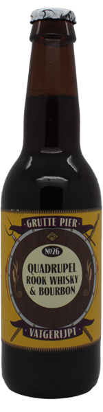 Grutte Pier Vatgerijpt #26 Quadrupel ROOK WHISKY & BOURBON