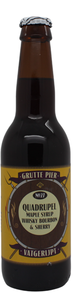 Grutte Pier Vatgerijpt #27 QUADRUPEL MAPLE SYRUP WHISKY BOURBON SHERRY