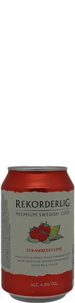 Rekorderlig Strawberry-Lime Cider - blik