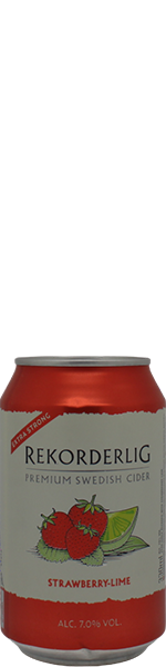 Rekorderlig Strawberry-Lime Extra Strong Cider - blik