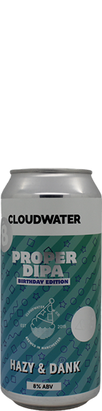 Cloudwater Proper DIPA Birthday Edition - blik