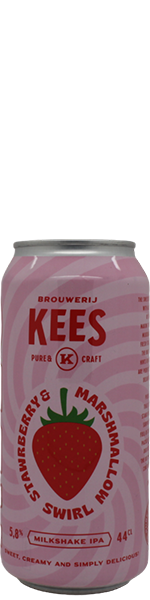 Kees Strawberry & Marshmallow Swirl - blik