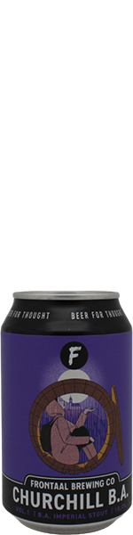 Frontaal / Halve Tamme Churchill Wild Turkey BA Imperial Stout - blik