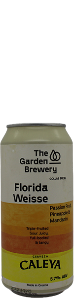 Garden Brewery / Caleya Florida Weisse Passion Fruit, Pineapple & Mandarin - blik