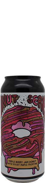 Amundsen Donut Series Triple Berry Jam Donut With Sticky Maple Frosting - blik