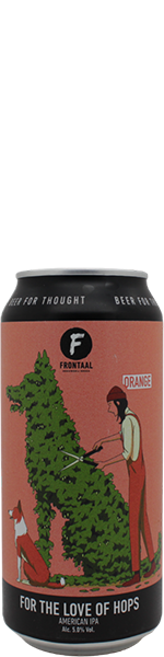 Frontaal For The Love Of Hops (Orange) - blik