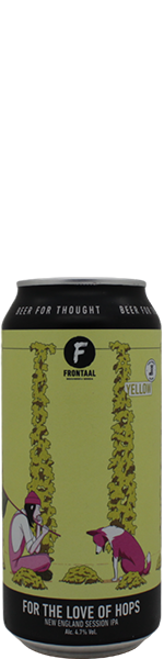 Frontaal For The Love Of Hops Yellow - blik