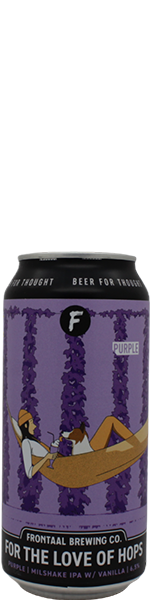 Frontaal For The Love Of Hops Purple - blik