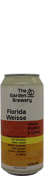 Garden Brewery Florida Weisse Mango, Rhubarb & Lemon - blik