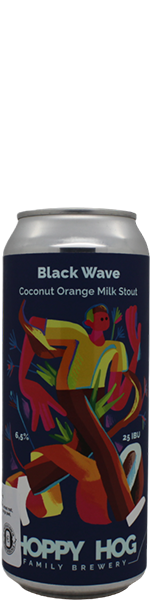 Hoppy Hog Black Wave - blik