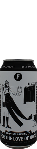 Frontaal For the Love of Hops Black & White - blik