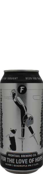 Frontaal For the Love of Hops Silver - blik