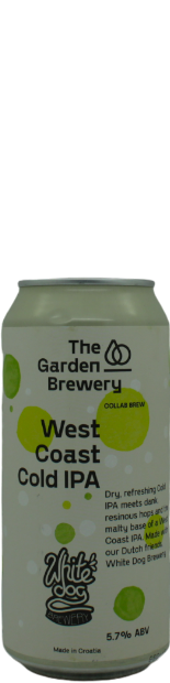 Garden Brewery / White Dog West Coast Cold IPA - blik