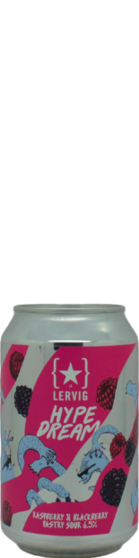 Lervig Hype Dream Raspberry & Blackberry - blik