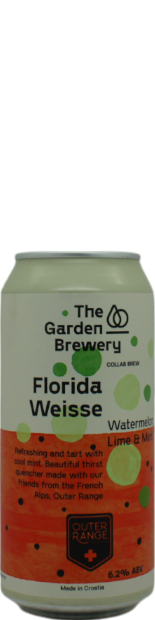 Garden Brewery / Outer Range Florida Weisse Watermelon, Lime & Mint