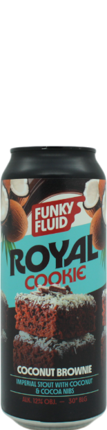 Funky Fluid Royal Cookie: Coconut Brownie