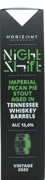 Horizont Night Shift Vintage 2022  Imperial Pecan Pie Stout Tennessee Whiskey
