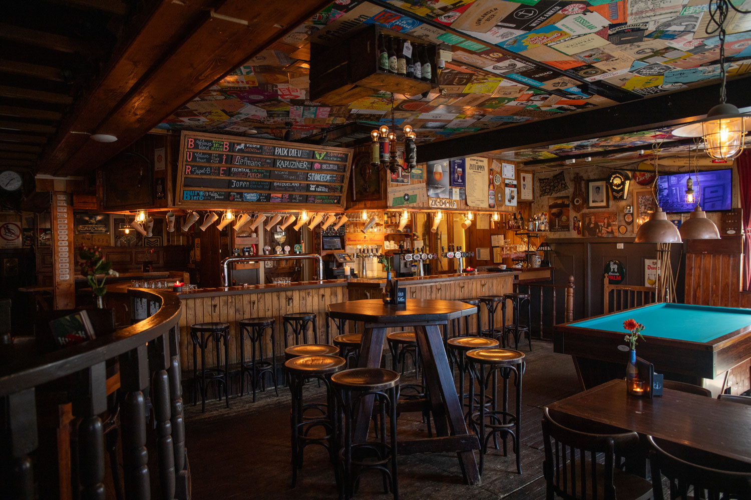 Impressie biercafé de Hazeburg | Burg Bieren