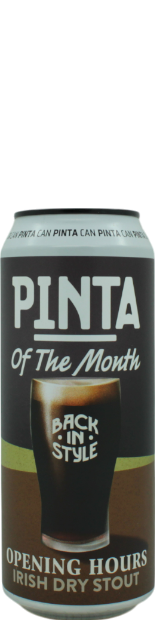 Pinta of the Month Opening Hours
