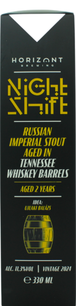 Horizont Night Shift Vintage 2024 Russian Imperial Stout Tennessee Whiskey BA