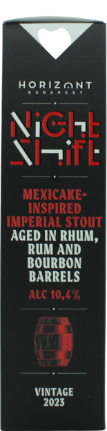 Horizont Night Shift Vintage 2023 Mexicake Inspired Imp Stout BA Rum, Rhum & Bourbon