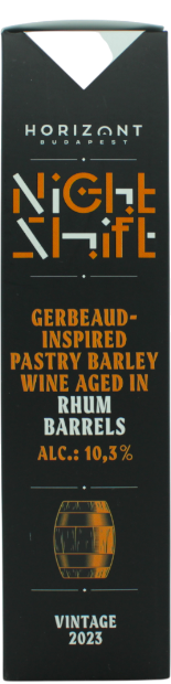 Horizont Night Shift Vintage 2023 gerbeaud Inspired Rhum Barrels