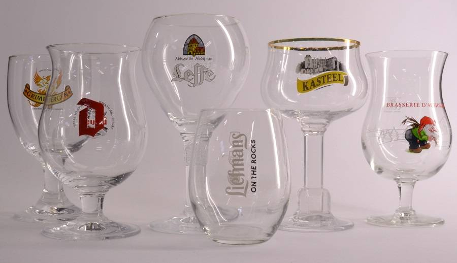 Verschillende soort bierglazen