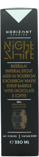Horizont Night Shift Vintage 2025 RIS Bourbon Mapple Syrup BA