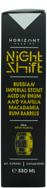 Horizont Night Shift Vintage 2025 RIS Rhum And Vanilla Macadamia Rum