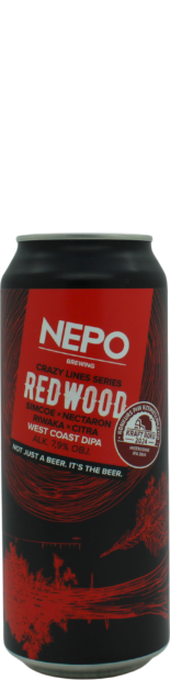 Nepomucen Crazy Lines Series Red Wood