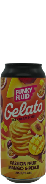 Funky Fluid Gelato: Passion Fruit, Mango & Peach