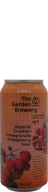 Garden Brewery Imperial Croatian Pomegranate & Raspberry Sour