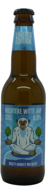 Guilty Monkey Nuchtere Witte Aap - alcoholarm