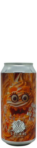 X-Brewing Orange Ice Cream Milk Shake